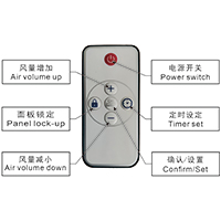 遙控款焊錫煙霧凈化器按鈕說(shuō)明 遙控款焊錫煙霧凈化器按鈕說(shuō)明